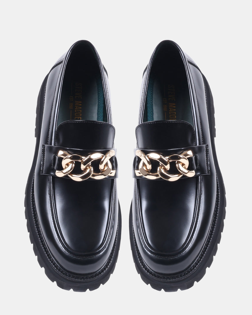 THAYER BLACK LEATHER - Men's Shoes - Steve Madden Canada - view 4