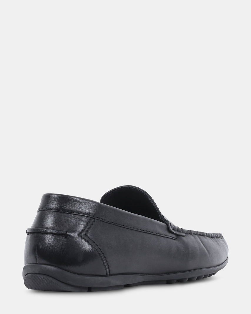 THERON BLACK LEATHER - Men's Shoes - Steve Madden Canada - view 6