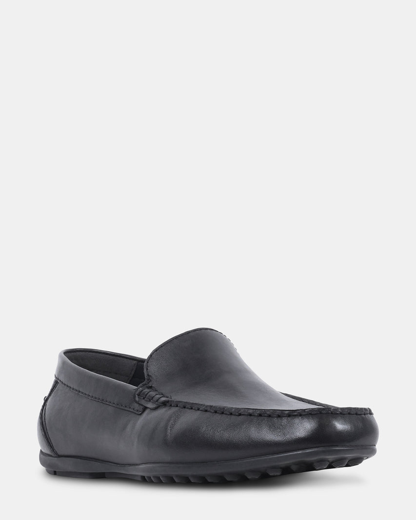 THERON BLACK LEATHER - Men's Shoes - Steve Madden Canada - view 2