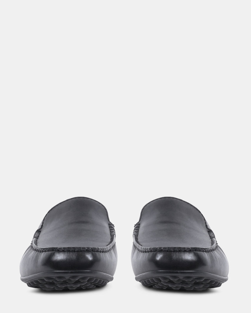 THERON BLACK LEATHER - Men's Shoes - Steve Madden Canada - view 3