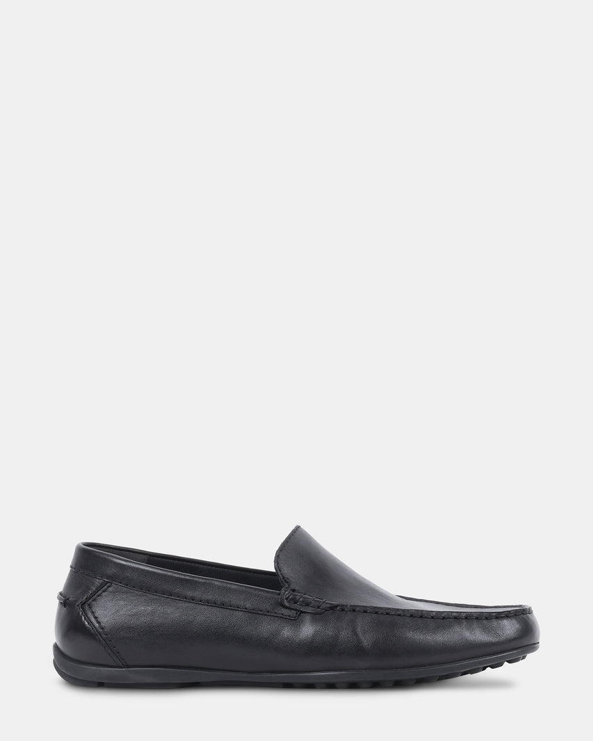THERON BLACK LEATHER - Men's Shoes - Steve Madden Canada