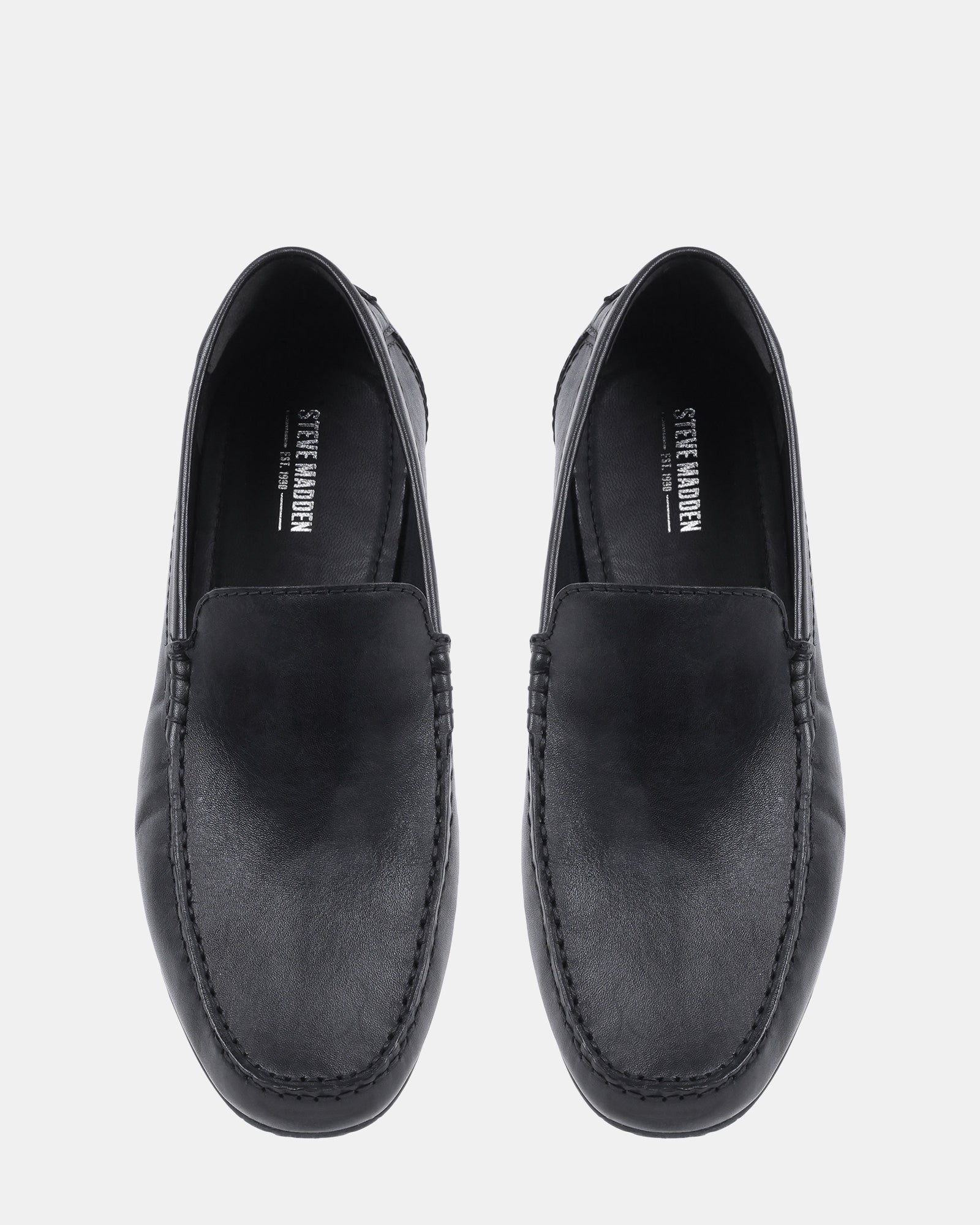 THERON BLACK LEATHER - Men's Shoes - Steve Madden Canada - view 4