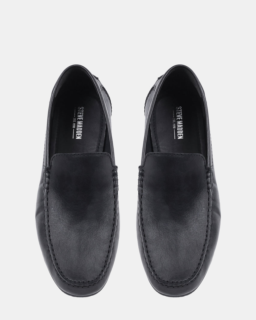 THERON BLACK LEATHER - Men's Shoes - Steve Madden Canada - view 4