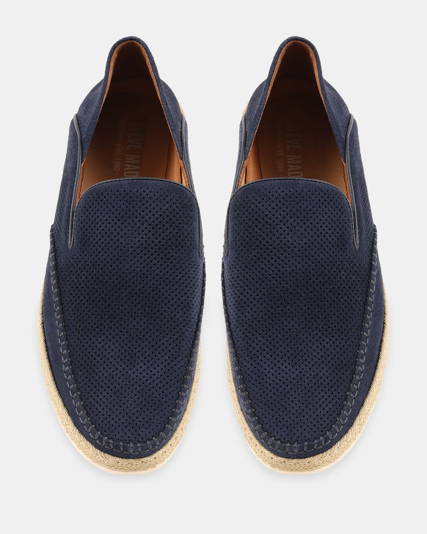 THIAGO NAVY SUEDE - Men's Shoes - Steve Madden Canada - view 4