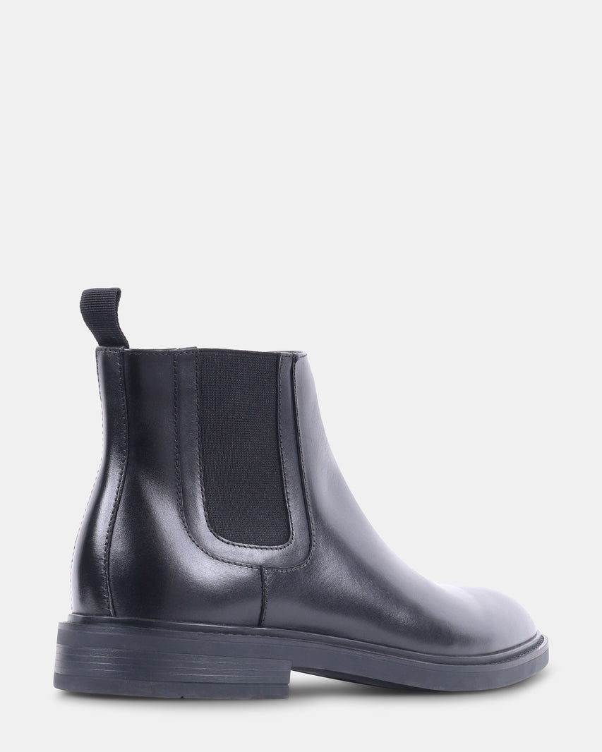TIPETT BLACK LEATHER - Men's Shoes - Steve Madden Canada - view 6