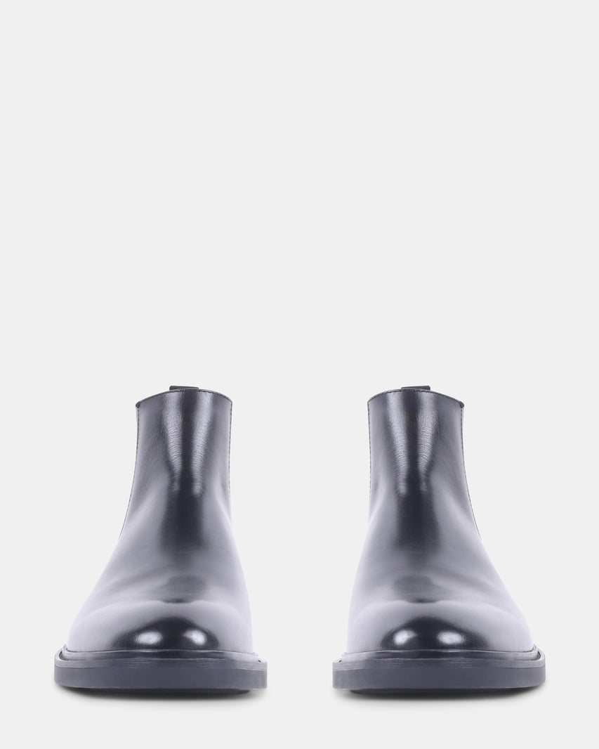 TIPETT BLACK LEATHER - Men's Shoes - Steve Madden Canada - view 3
