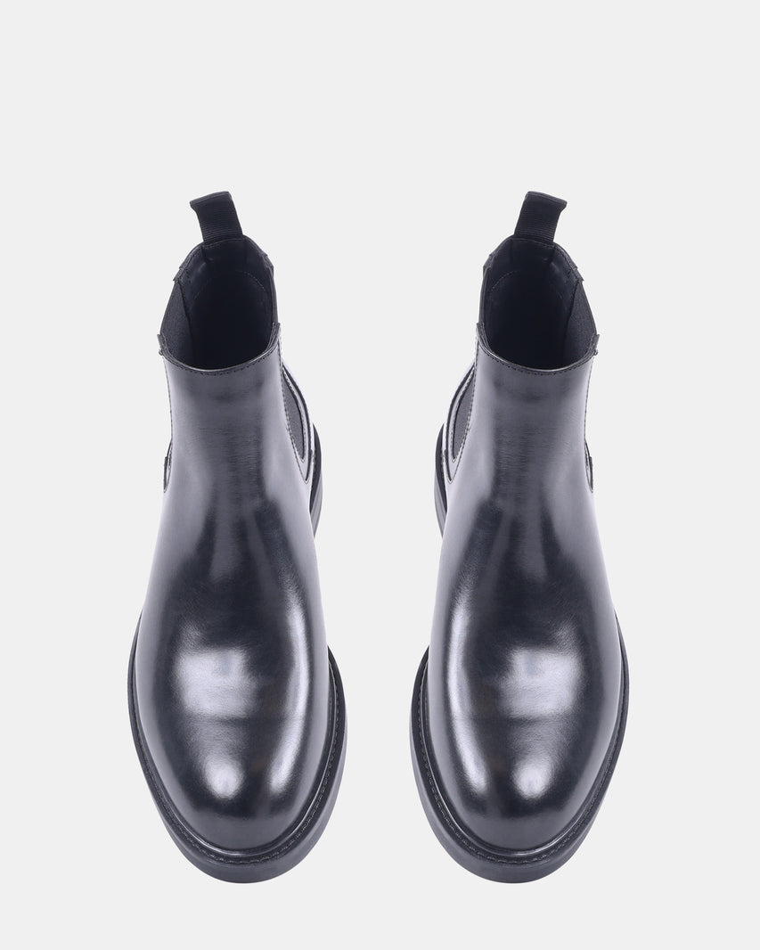 TIPETT BLACK LEATHER - Men's Shoes - Steve Madden Canada - view 4