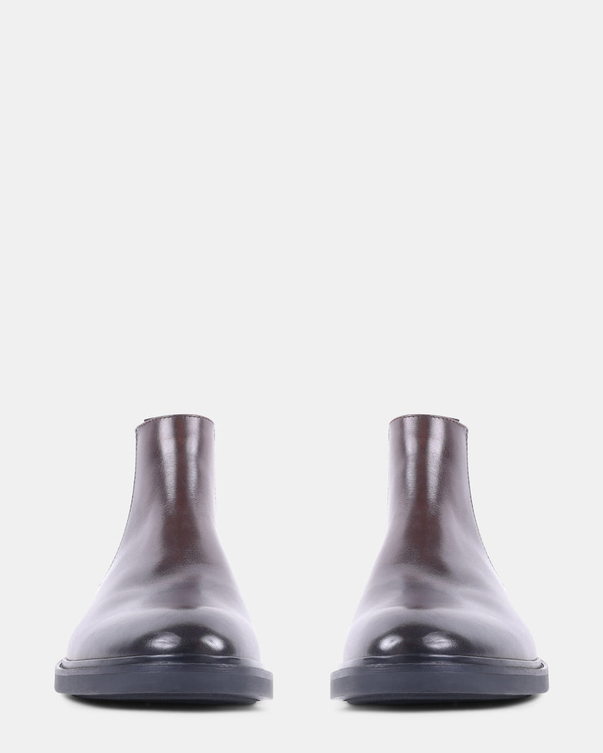 TIPETT BROWN LEATHER - Men's Shoes - Steve Madden Canada - view 3