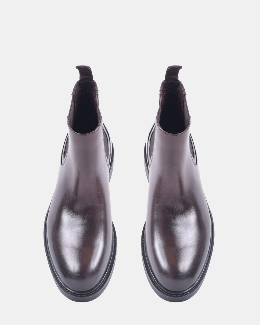 TIPETT BROWN LEATHER - Men's Shoes - Steve Madden Canada - view 4