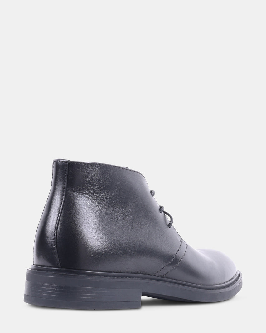 TOFFER BLACK LEATHER - Men's Shoes - Steve Madden Canada - view 6