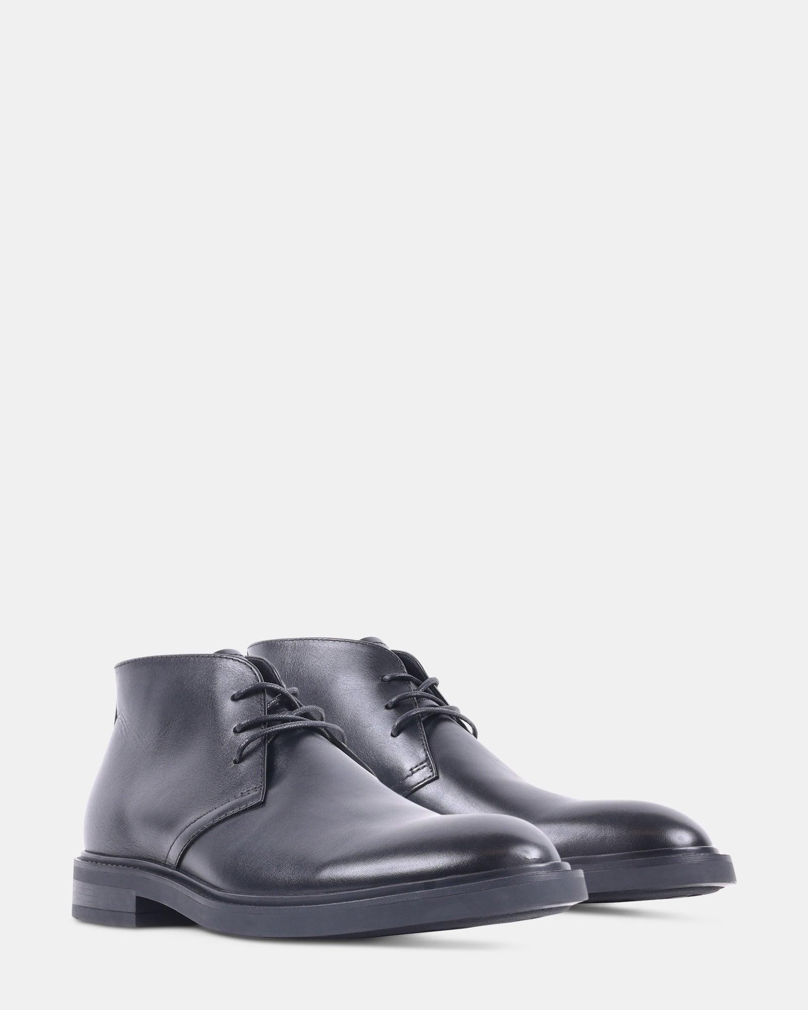 TOFFER BLACK LEATHER - Men's Shoes - Steve Madden Canada - view 2