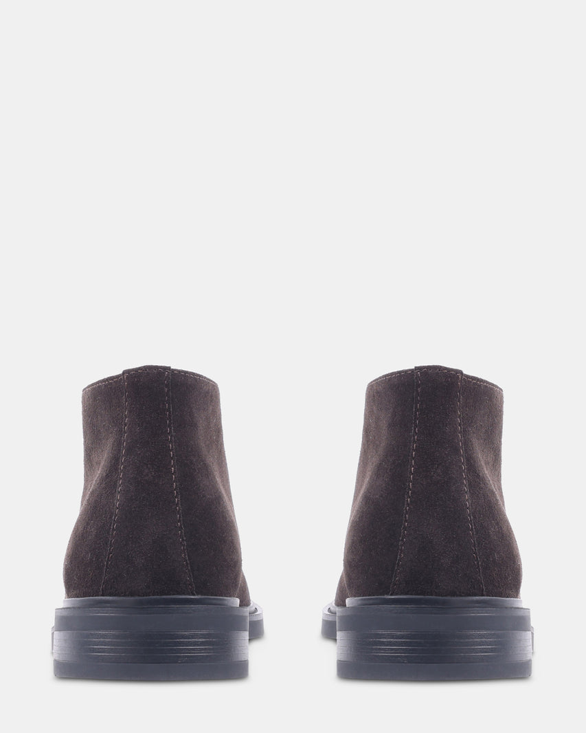 TOFFER DARK BROWN SUEDE - Men's Shoes - Steve Madden Canada - view 5