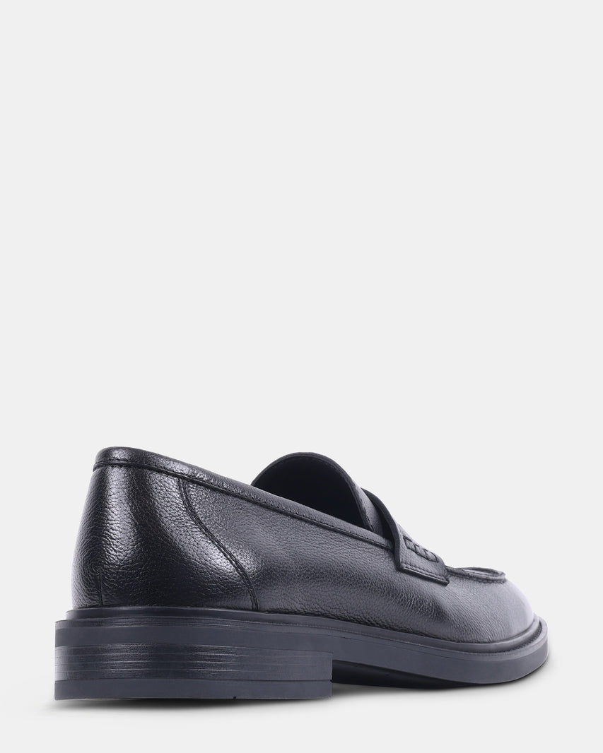 TOLLIS BLACK LEATHER - Men's Shoes - Steve Madden Canada - view 6
