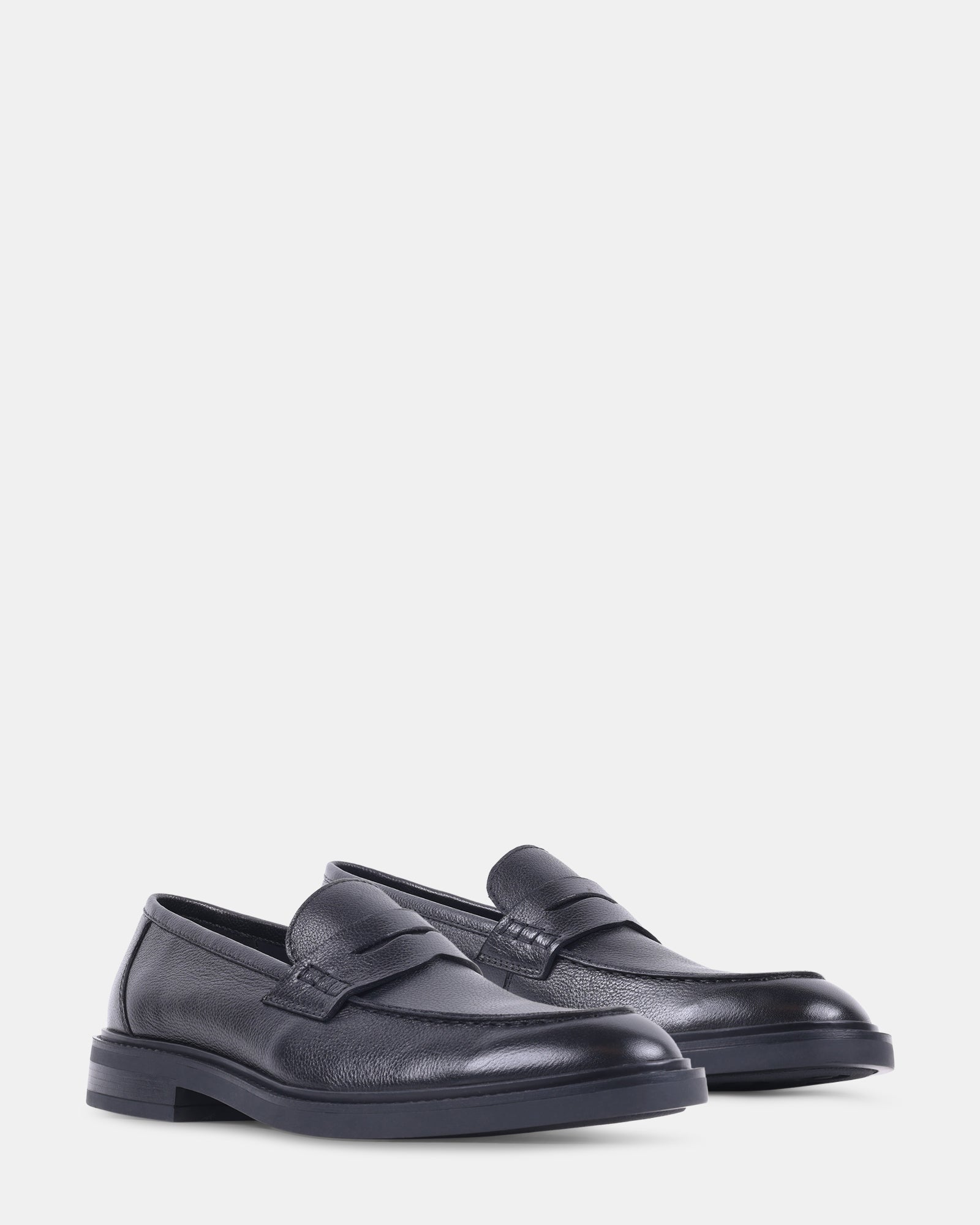 TOLLIS BLACK LEATHER - Men's Shoes - Steve Madden Canada - view 2