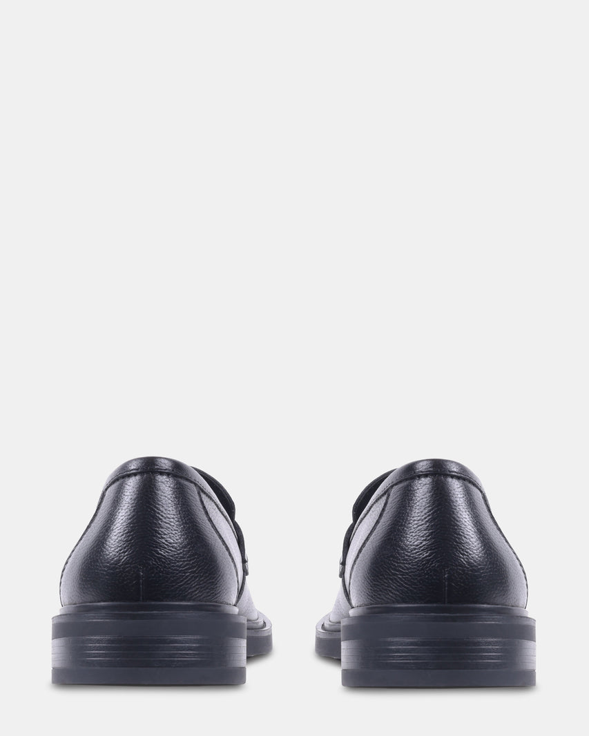 TOLLIS BLACK LEATHER - Men's Shoes - Steve Madden Canada - view 5