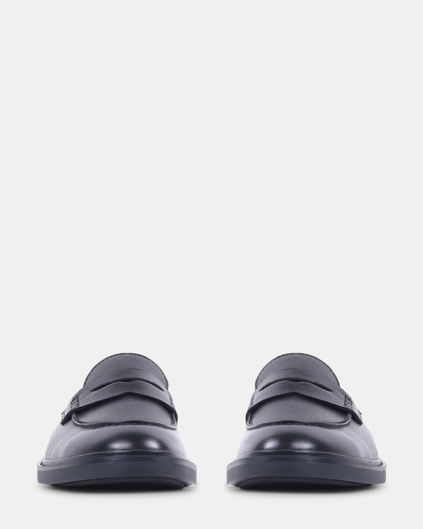 TOLLIS BLACK LEATHER - Men's Shoes - Steve Madden Canada - view 3