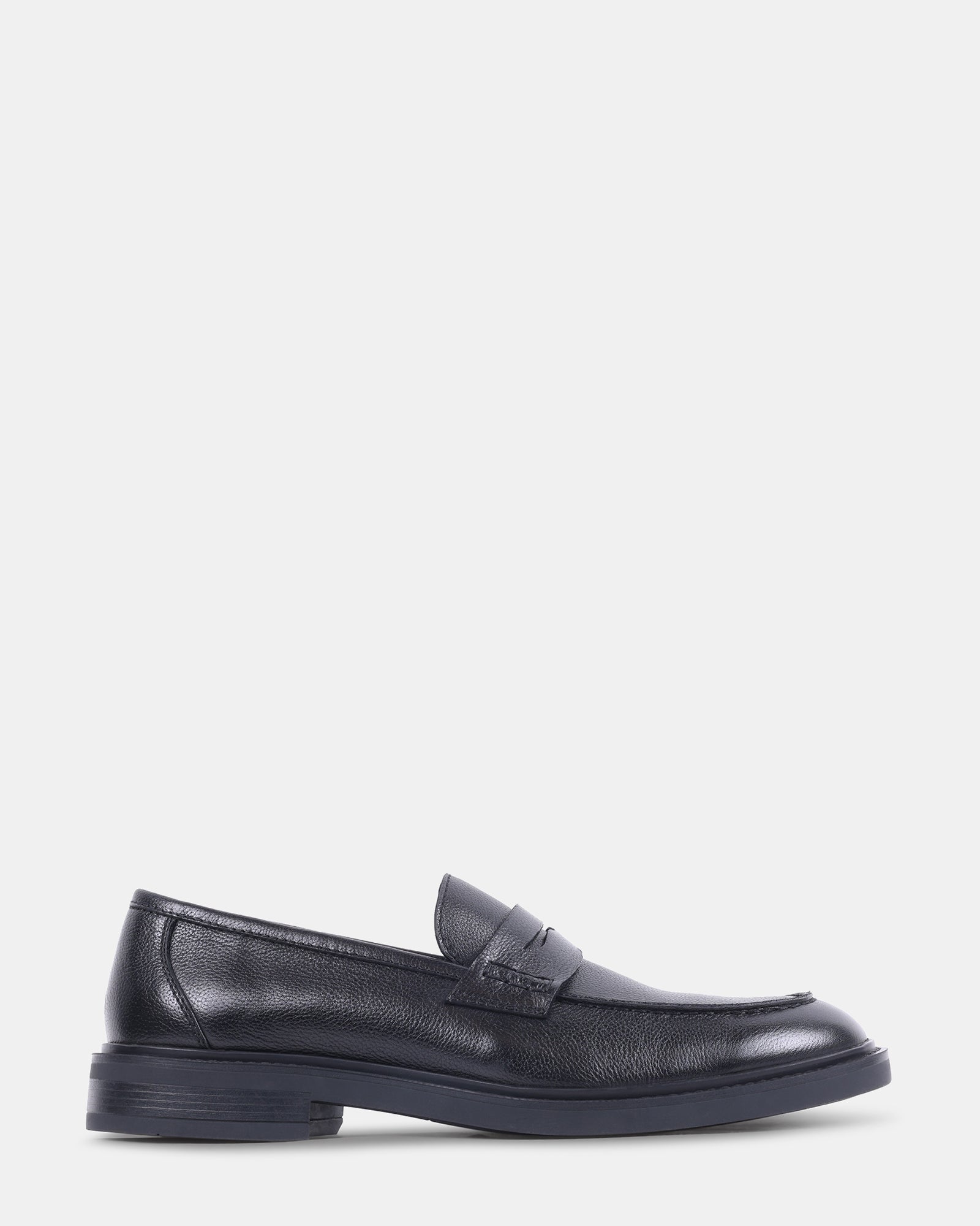 TOLLIS BLACK LEATHER - Men's Shoes - Steve Madden Canada