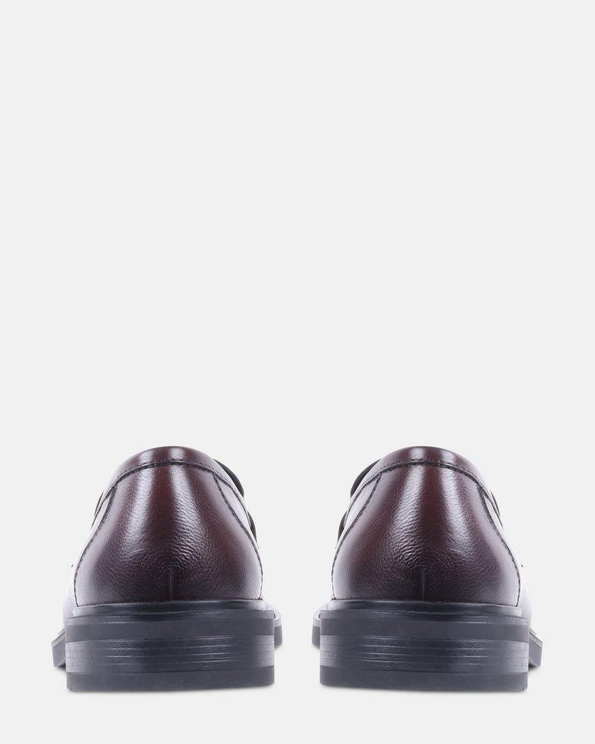 TOLLIS MERLOT LEATHER - Men's Shoes - Steve Madden Canada - view 5