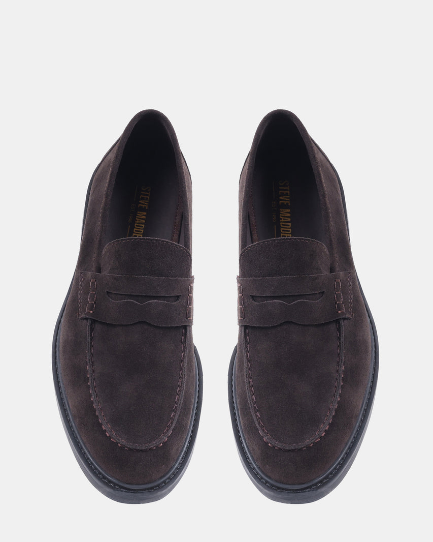 TOLLIS BROWN SUEDE - Men's Shoes - Steve Madden Canada - view 4