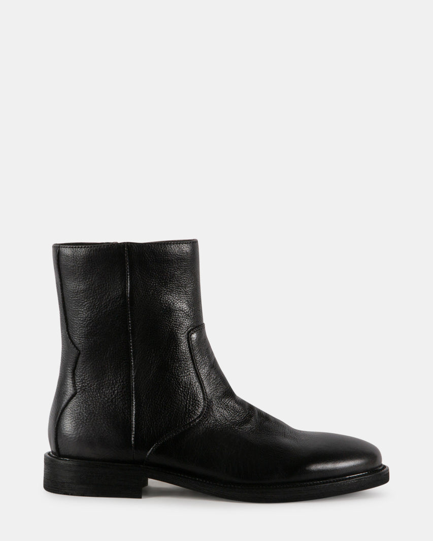 TRAVERSE BLACK LEATHER - Men's Shoes - Steve Madden Canada