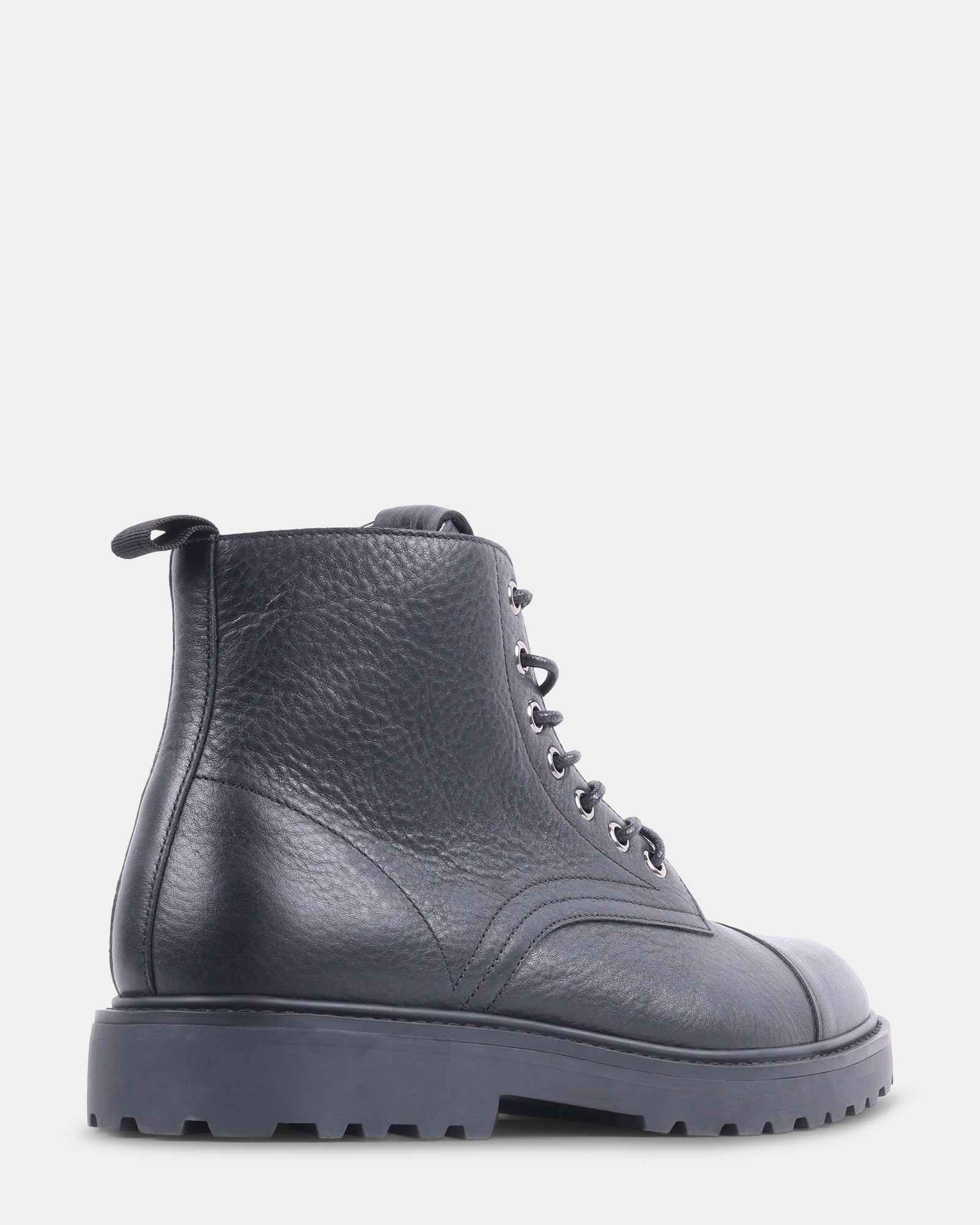 UGGO BLACK LEATHER - Men's Shoes - Steve Madden Canada - view 7