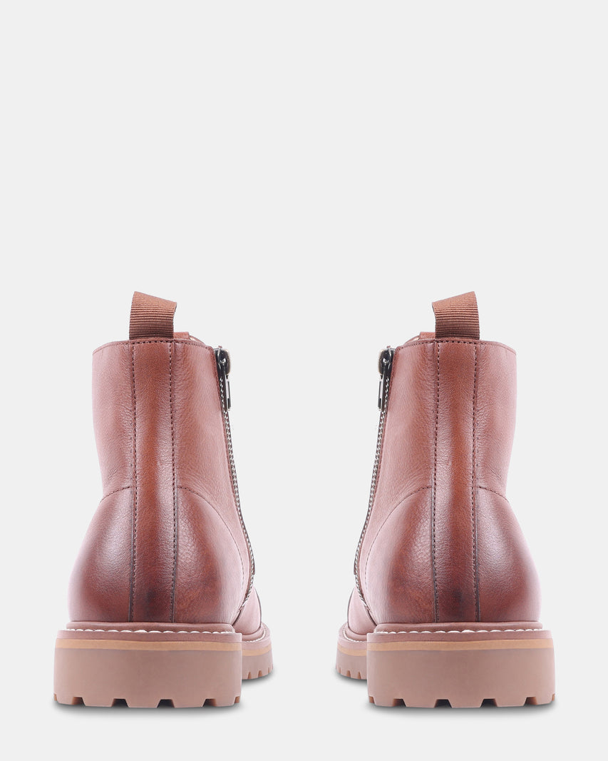 UGGO COGNAC LEATHER - Men's Shoes - Steve Madden Canada - view 6