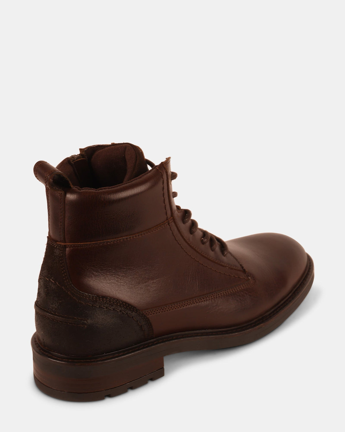 UNCANNY BROWN LEATHER - Men's Shoes - Steve Madden Canada - view 7