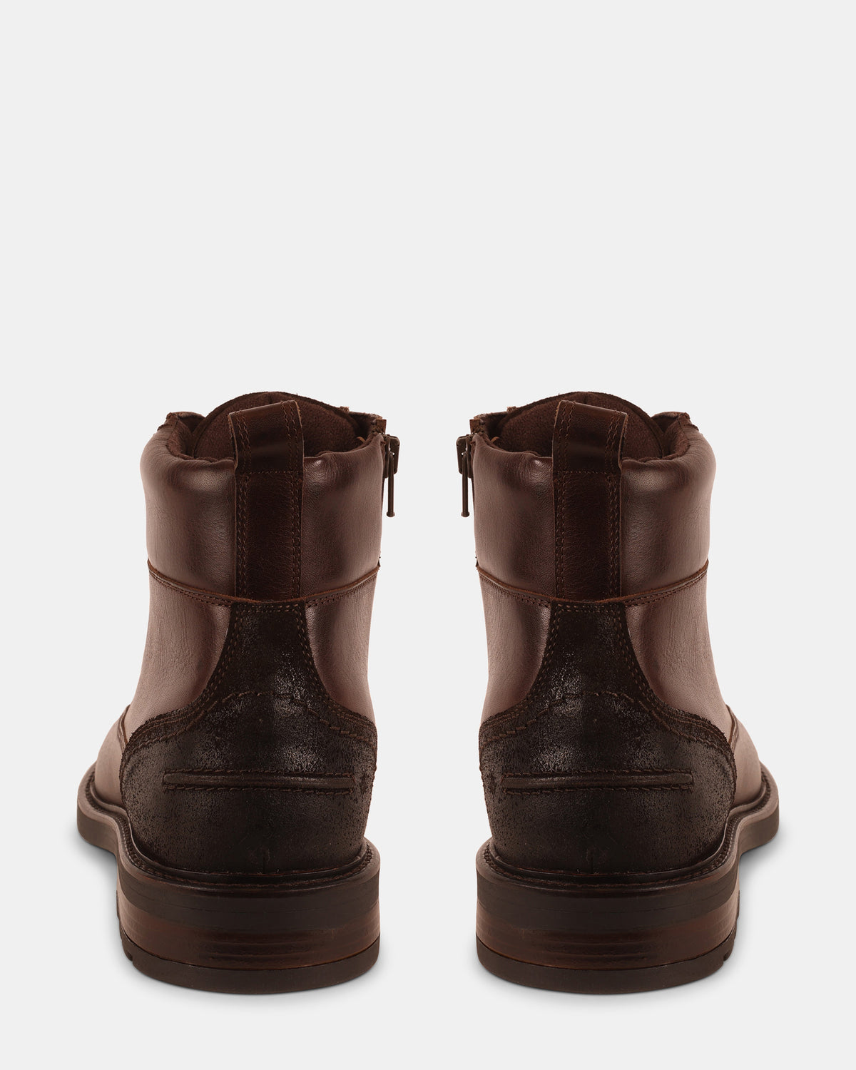 UNCANNY BROWN LEATHER - Men's Shoes - Steve Madden Canada - view 6