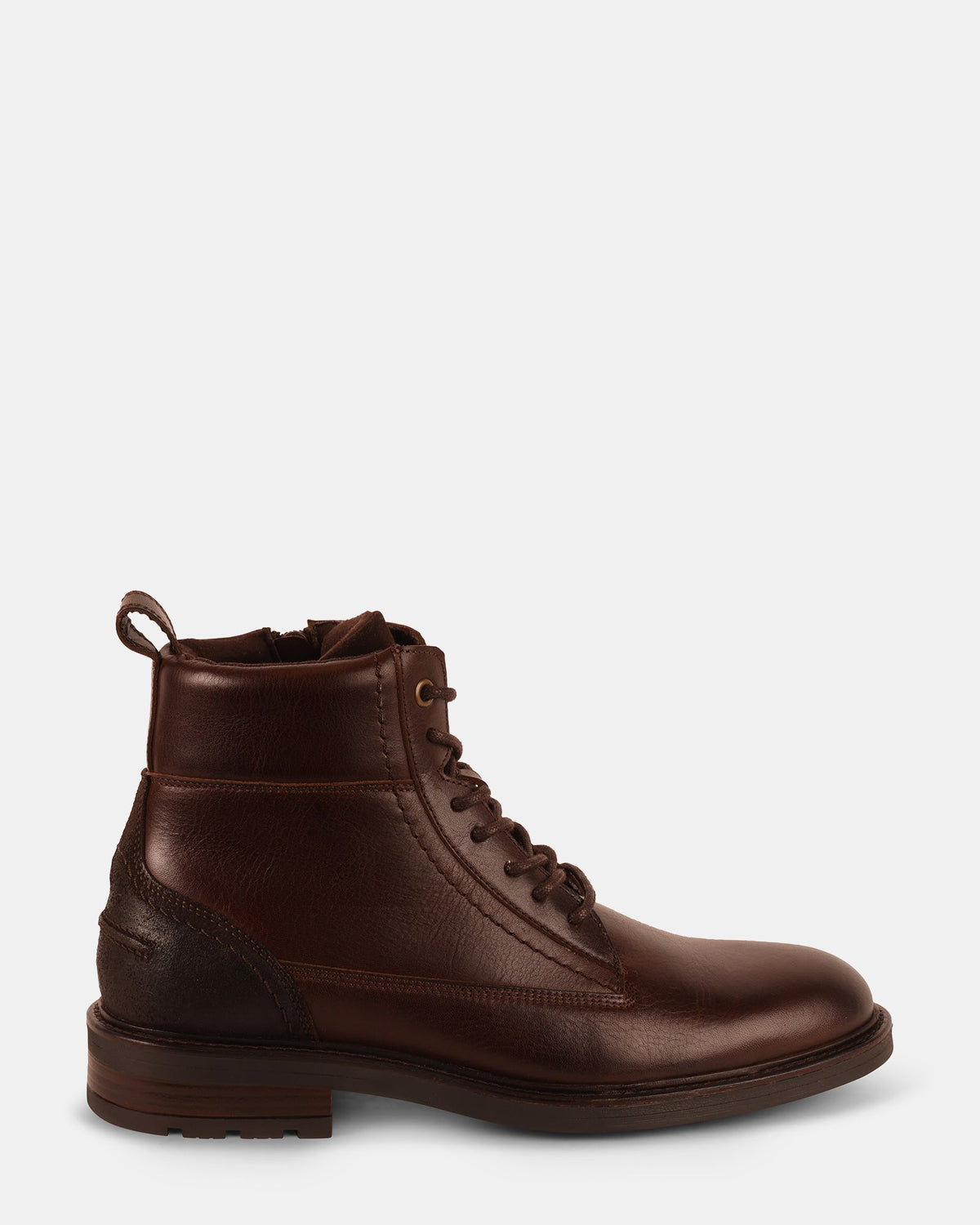 UNCANNY BROWN LEATHER - Men's Shoes - Steve Madden Canada