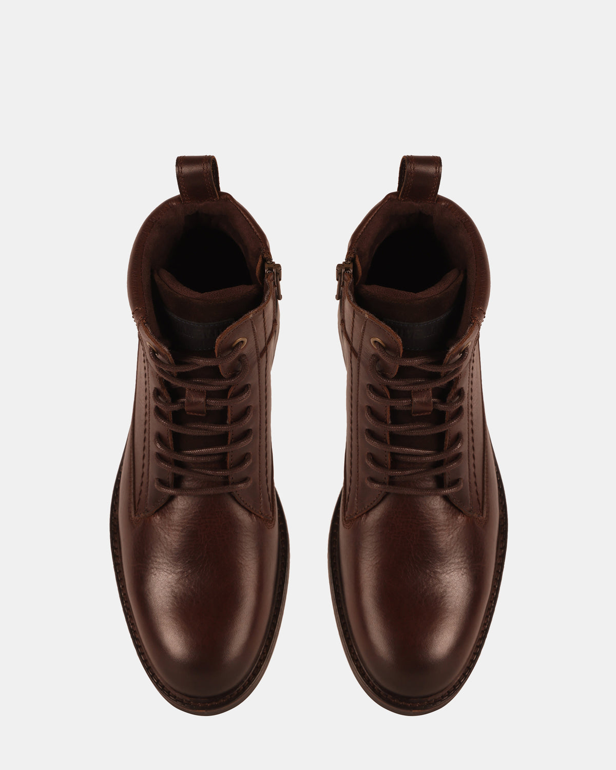 UNCANNY BROWN LEATHER - Men's Shoes - Steve Madden Canada - view 5