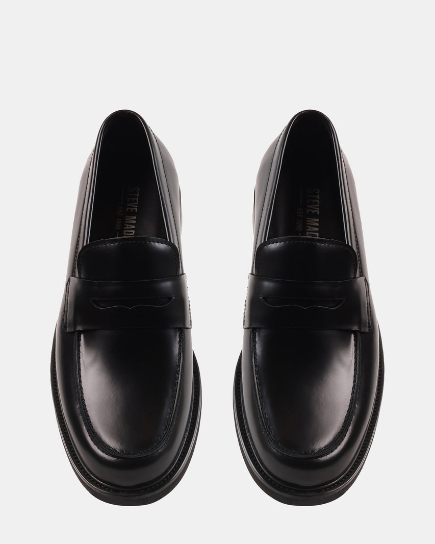 VANCEEE BLACK LEATHER - Men's Shoes - Steve Madden Canada - view 4