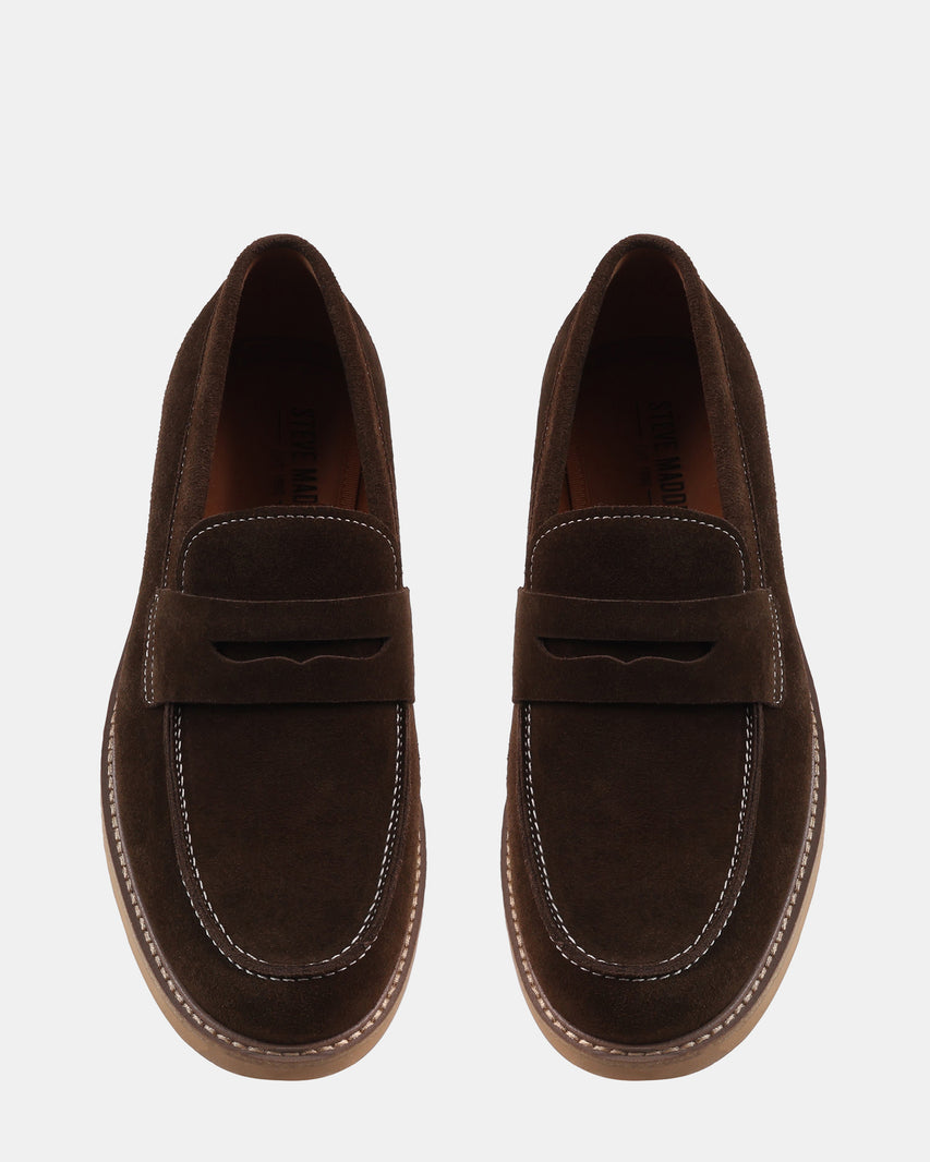 VANCEEE BROWN SUEDE - Men's Shoes - Steve Madden Canada - view 4