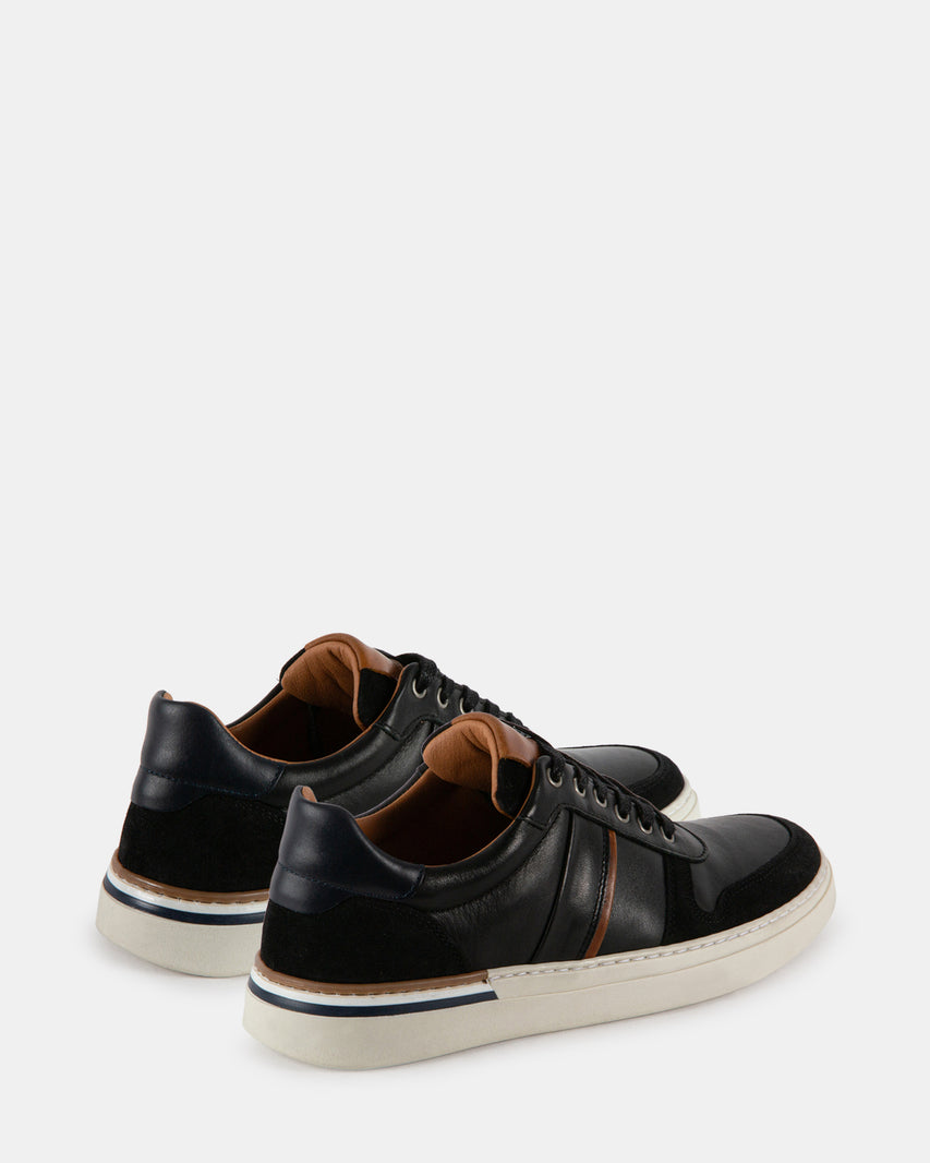 WAYLINN BLACK LEATHER - Men's Shoes - Steve Madden Canada - view 6