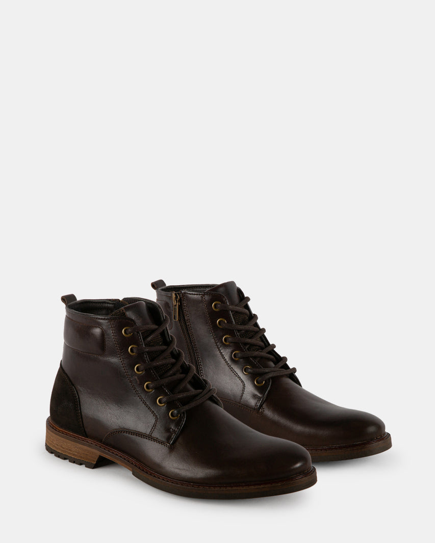WESTTINN BROWN LEATHER - Men's Shoes - Steve Madden Canada - view 2