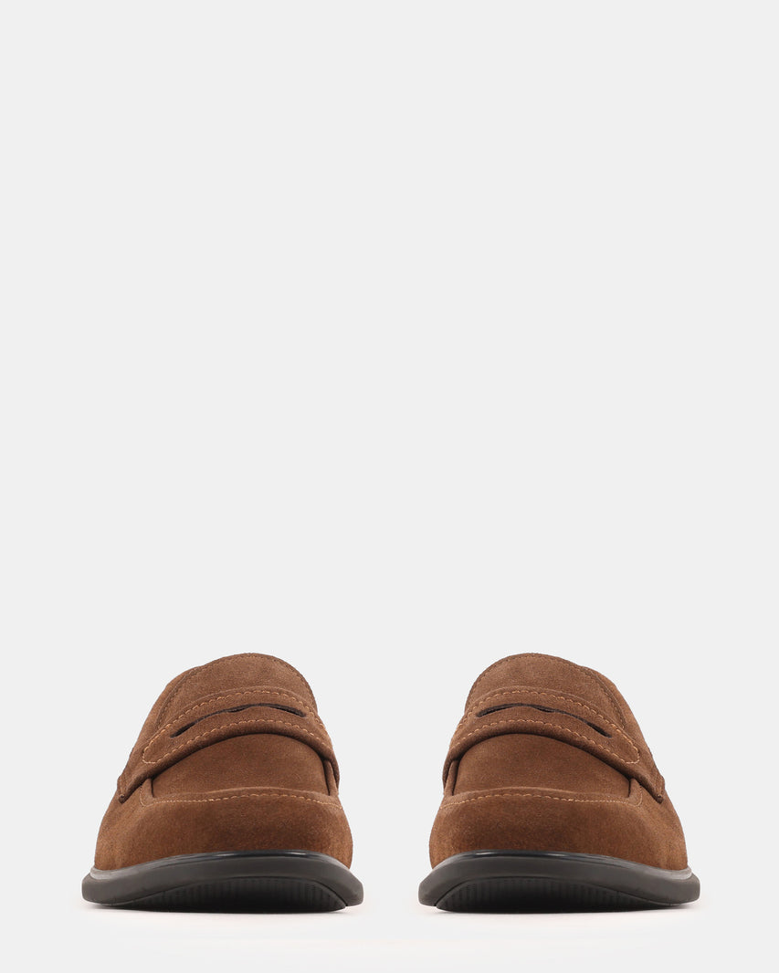 YANIS BROWN SUEDE - Men's Shoes - Steve Madden Canada - view 3