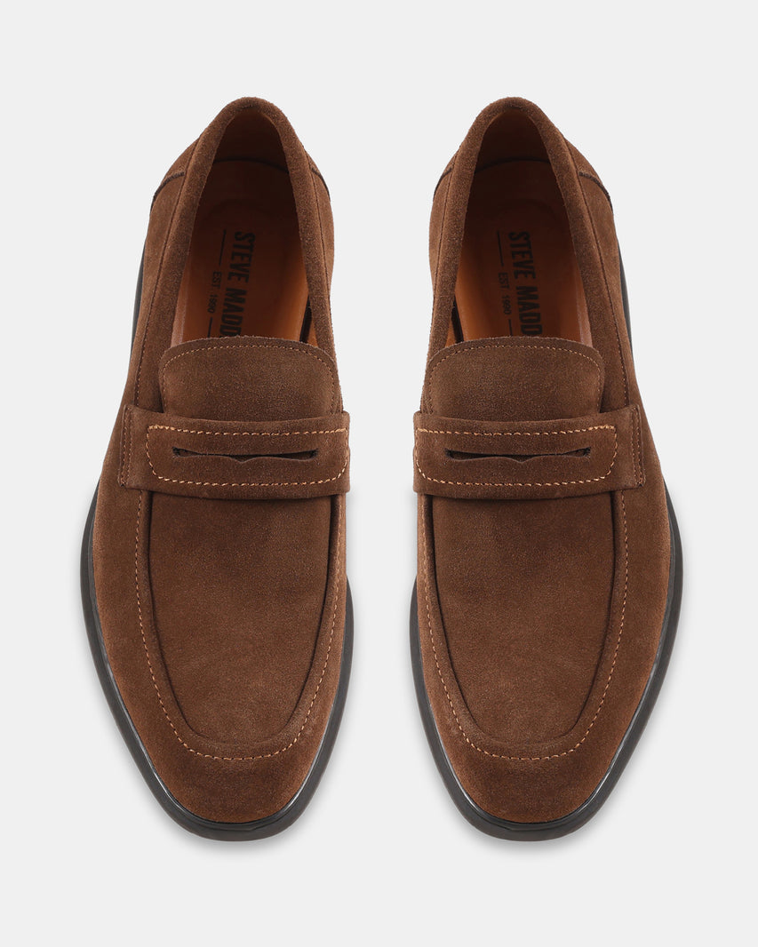 YANIS BROWN SUEDE - Men's Shoes - Steve Madden Canada - view 4