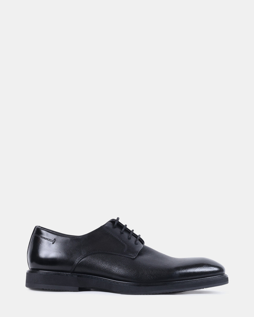 ZADEN BLACK LEATHER - Men's Shoes - Steve Madden Canada