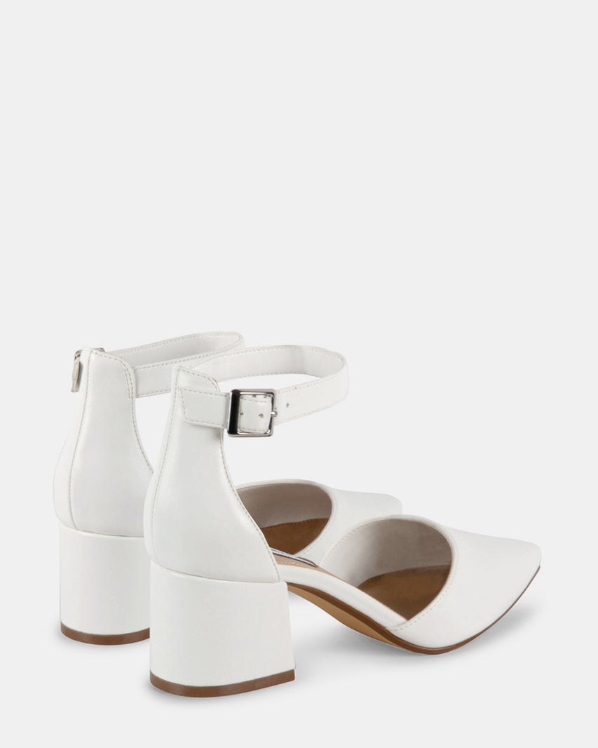 DARA-C1 WHITE SYNTHETIC - Women's Shoes - Steve Madden Canada