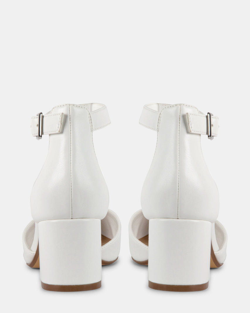 DARA-C1 WHITE SYNTHETIC - Women's Shoes - Steve Madden Canada