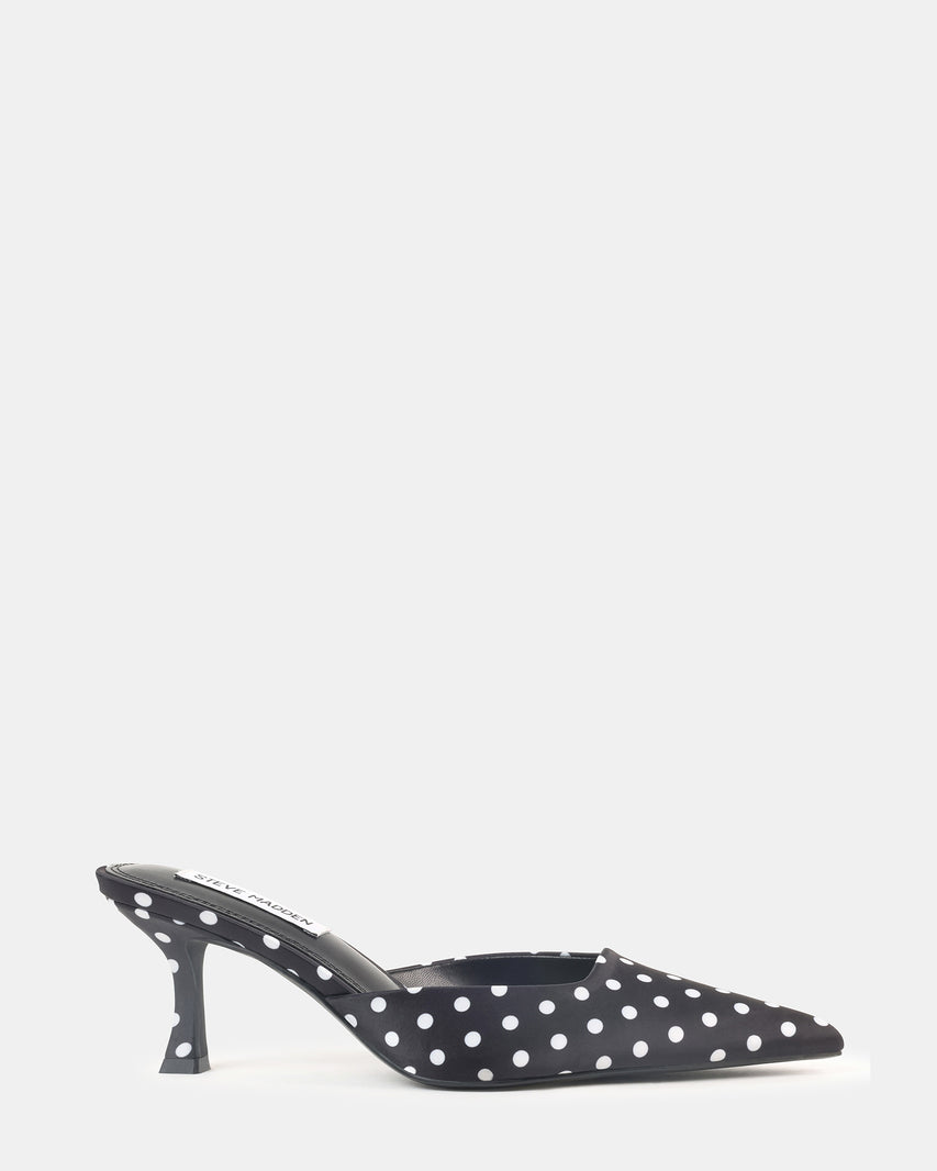 VELMAA BLACK SATIN - Women's Shoes - Steve Madden Canada