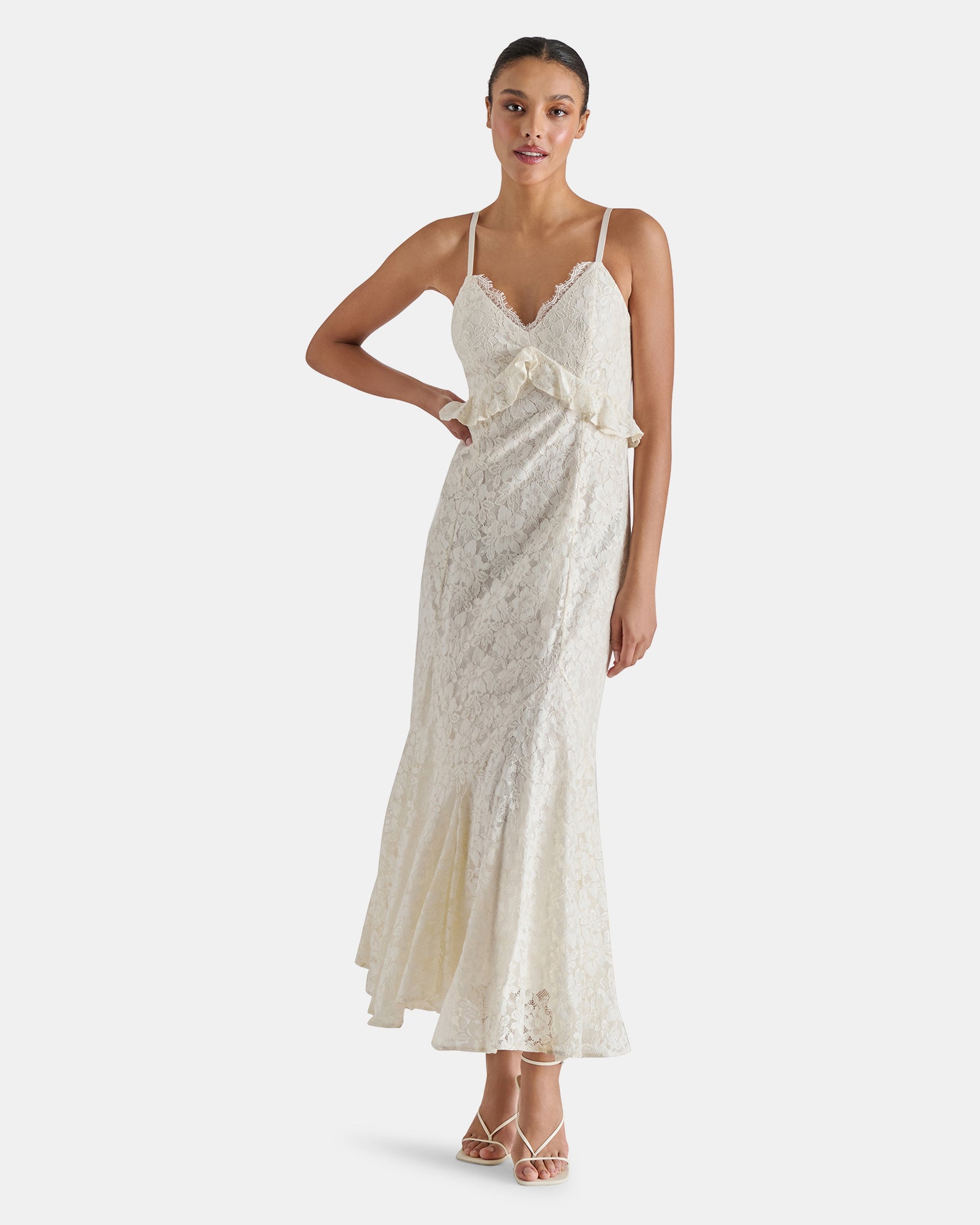 Steve Madden Francesca Knit Dress in White Steve Madden Francesca Knit Dress in White