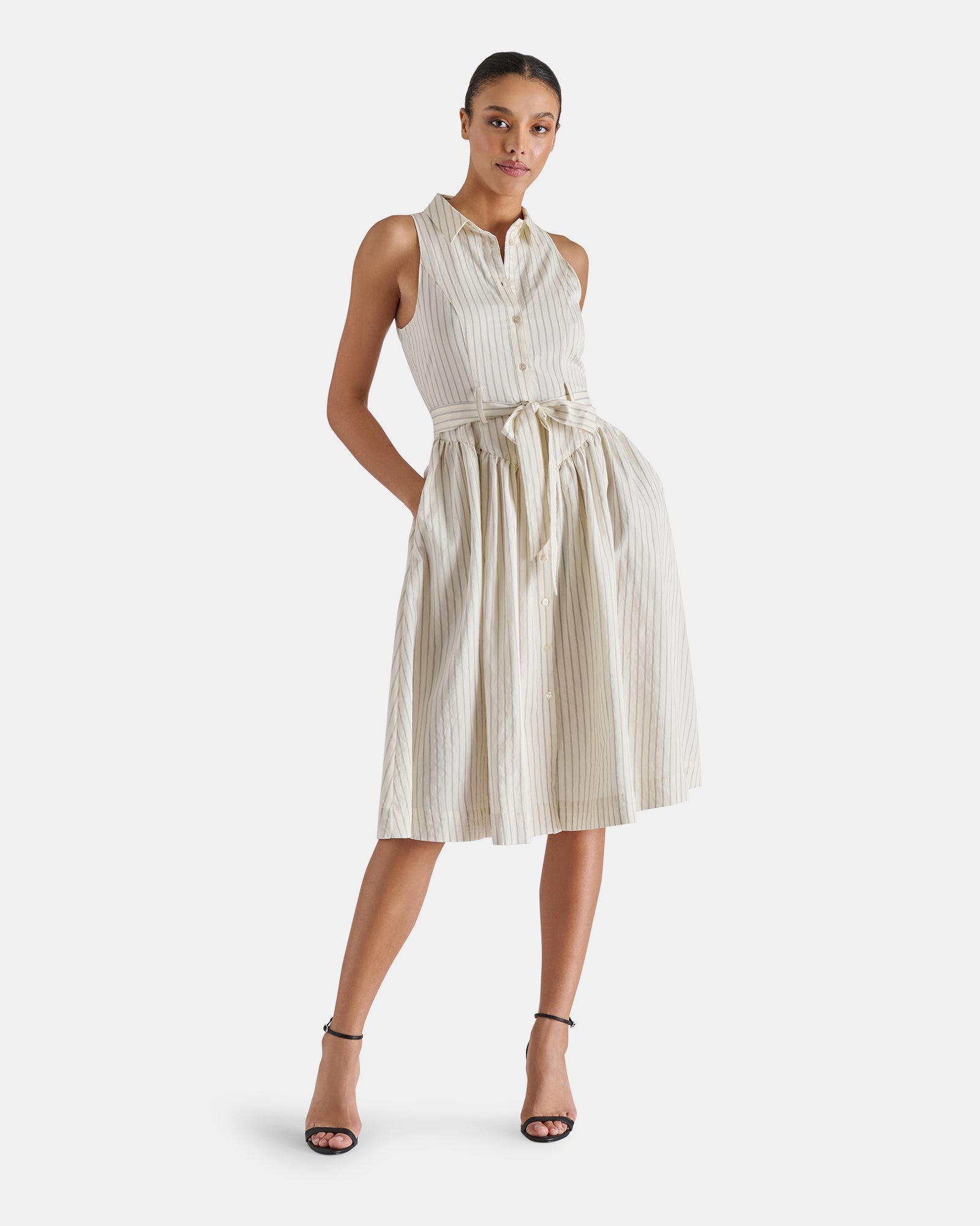 MARY DRESS NATURAL MULTI - Clothing - Steve Madden Canada