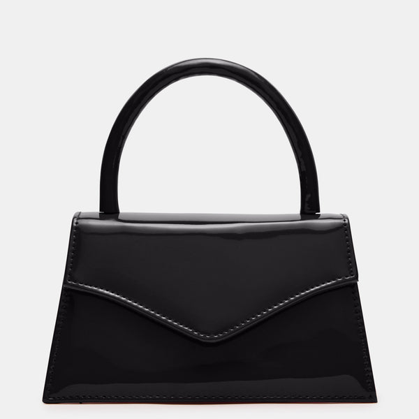 BAMINIA BLACK PATENT - Handbags - Steve Madden Canada