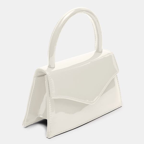 BAMINIA WHITE PATENT - Handbags - Steve Madden Canada