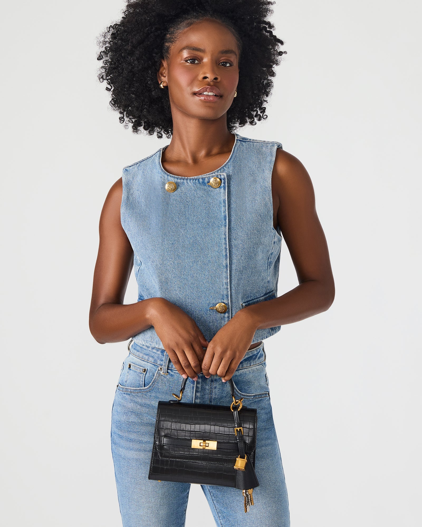BELLOISE BLACK EXOTIC - Handbags - Steve Madden Canada - view 2