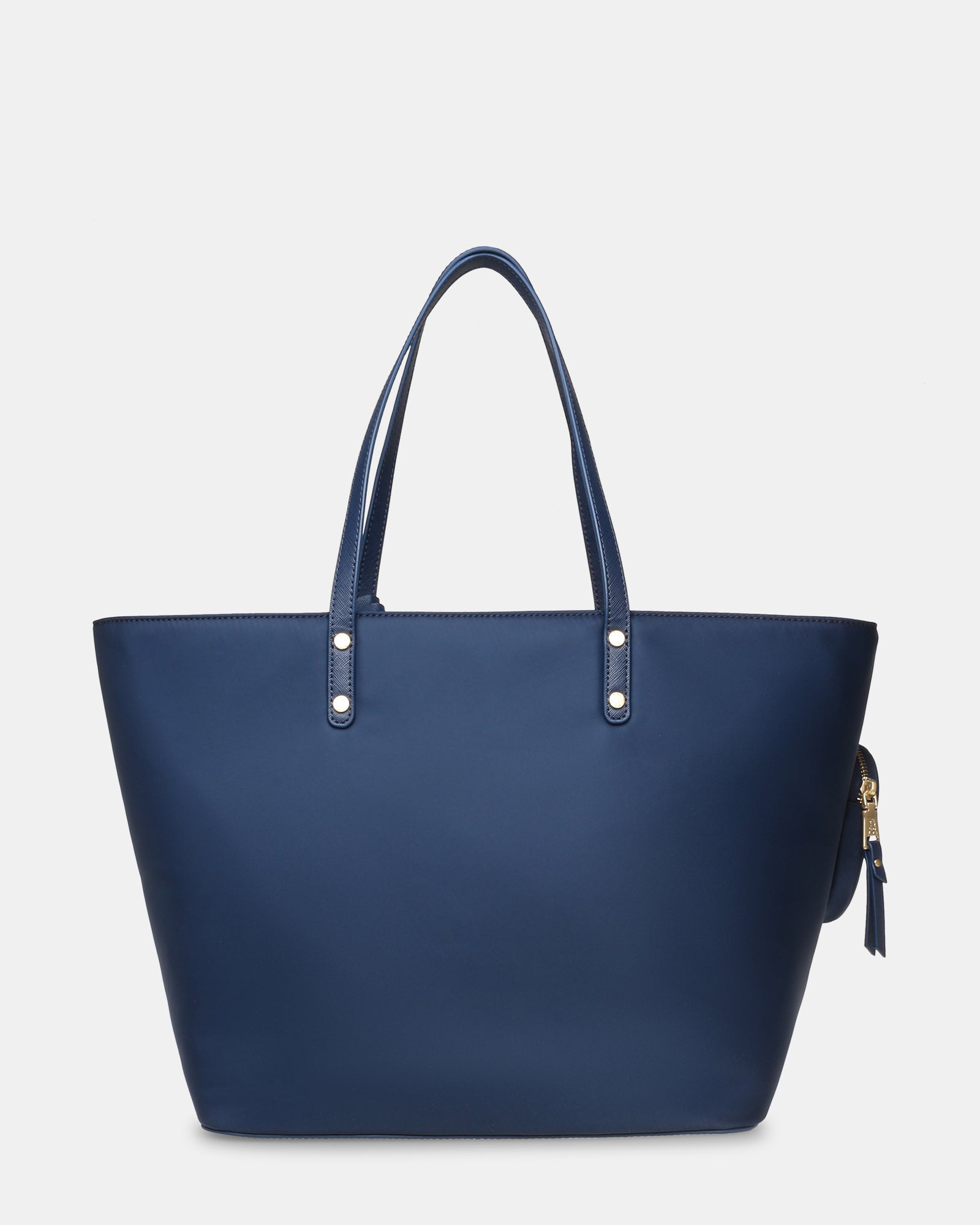 BJUDE Navy Shoulder Tote Bag | Women's Designer Handbags – Steve