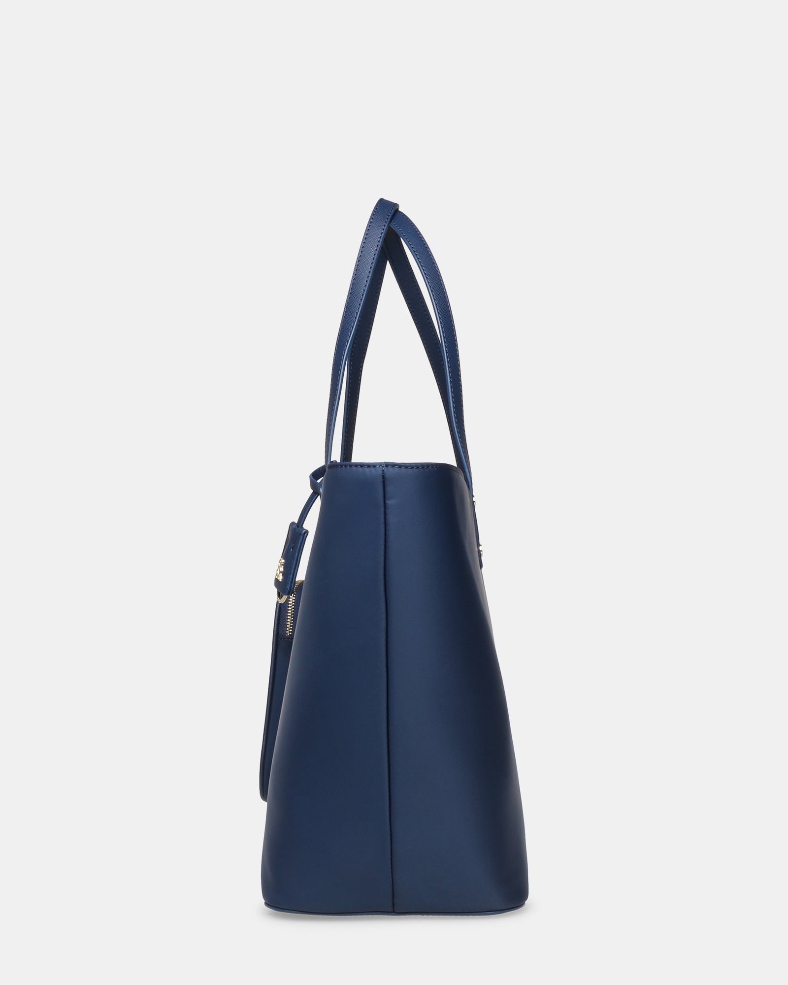 BJUDE Navy Shoulder Tote Bag | Women's Designer Handbags – Steve