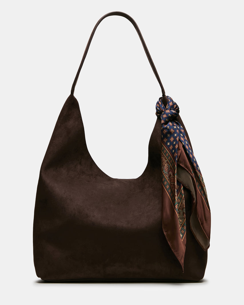BLENORE-S BROWN SUEDE - Handbags - Steve Madden Canada