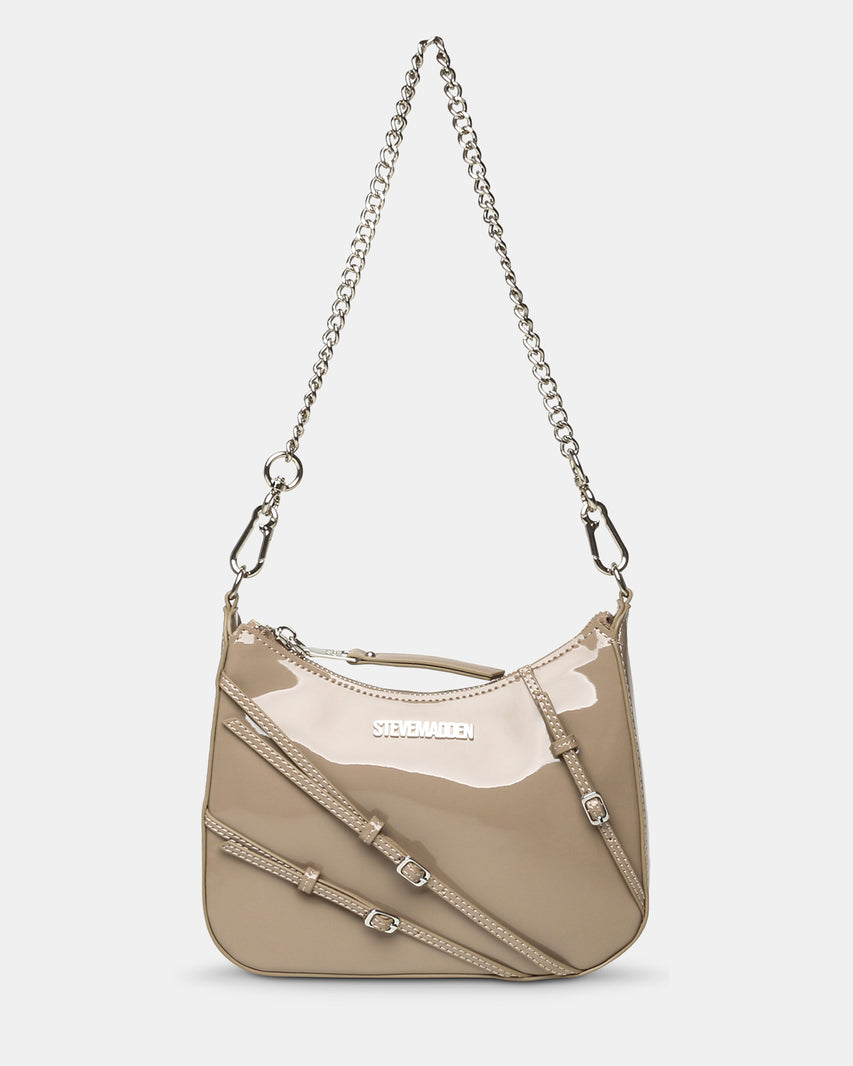 BLIANA-2 TAUPE PATENT - Handbags - Steve Madden Canada