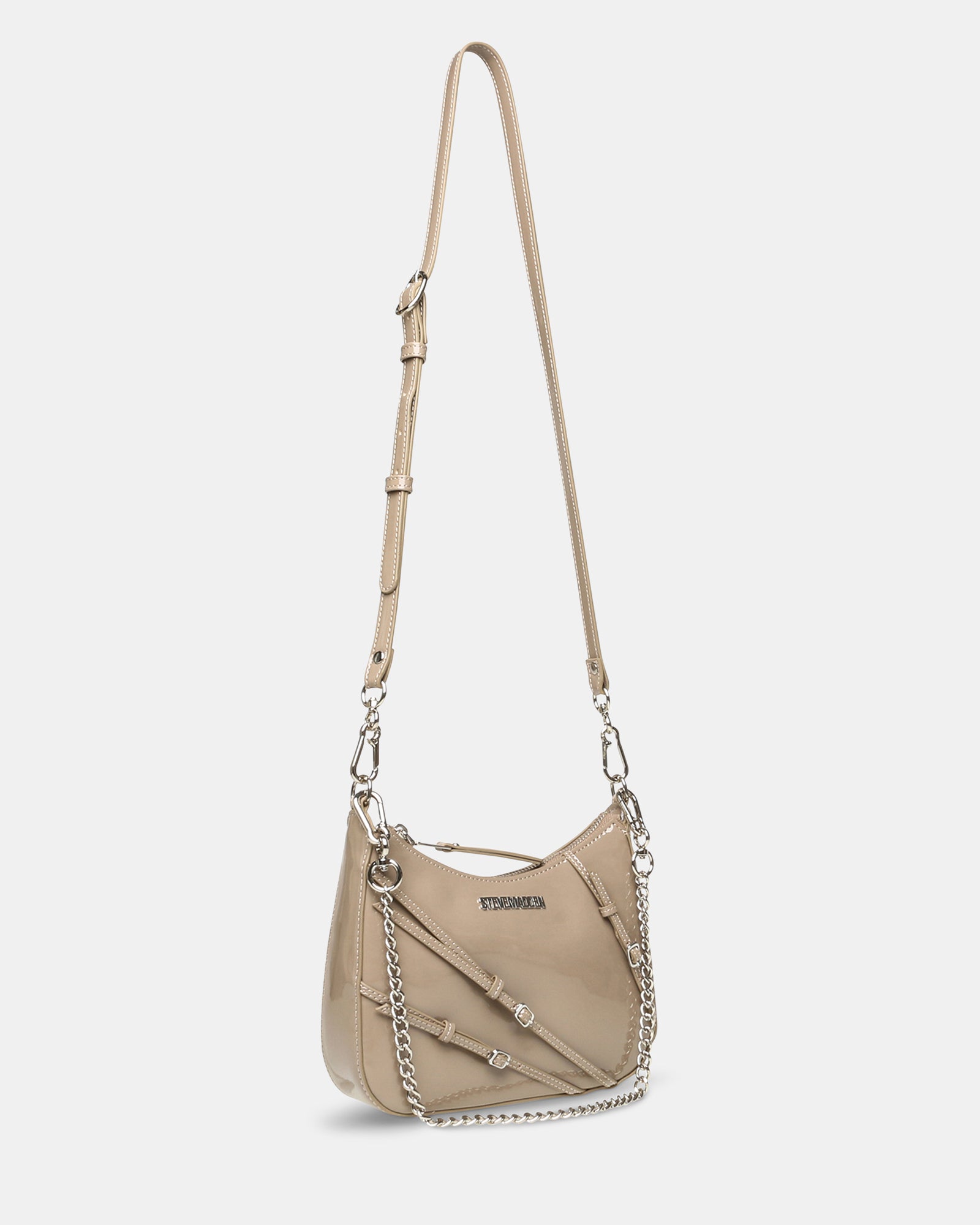 BLIANA-2 TAUPE PATENT - Handbags - Steve Madden Canada